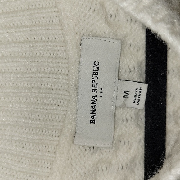 Banana Republic Women's Cream Turtleneck Sweater Dress - Picture 4 of 7